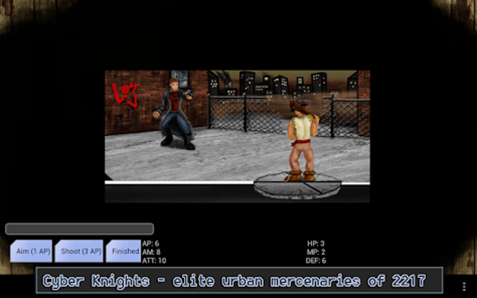 Cyber Knights RPG screenshot