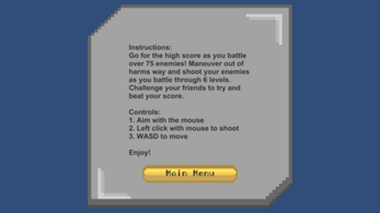 2D Shooter - Finished Image
