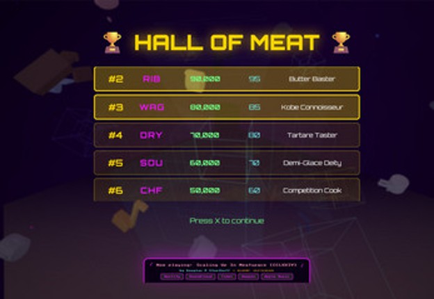 Meaty Tesseract screenshot