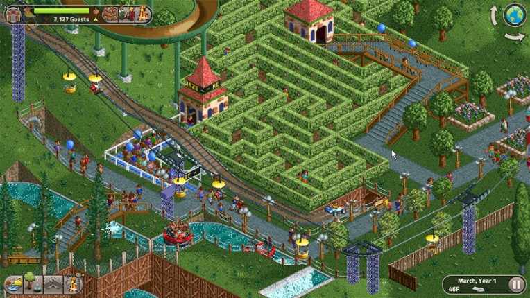 RollerCoaster Tycoon Classic screenshot