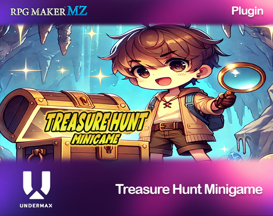 RPG MAKER MZ Plugin: Treasure Hunt Minigame Game Cover