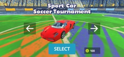 Sport Car Soccer Tournament 3D Image