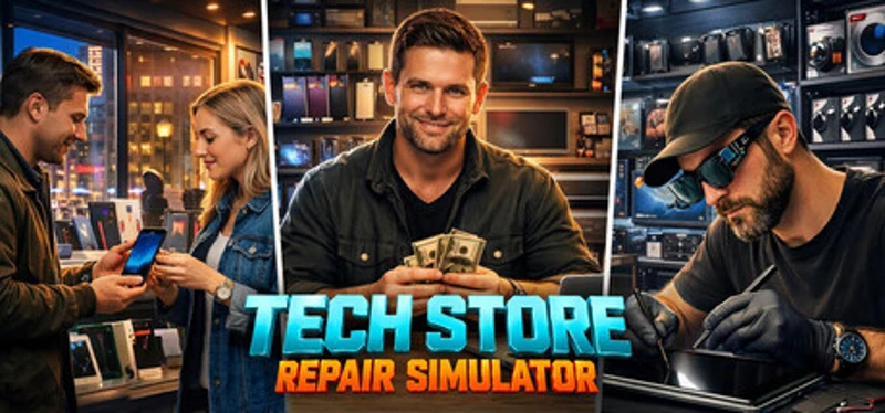 Tech Store & Repair Simulator Image