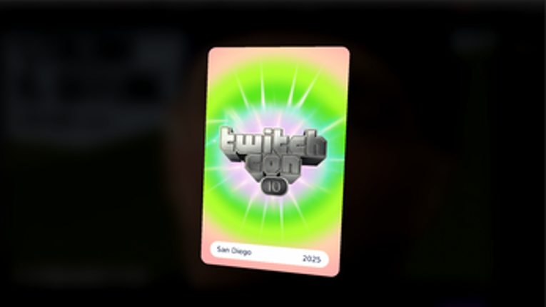 The TwitchCon San Diego 2025 experience screenshot