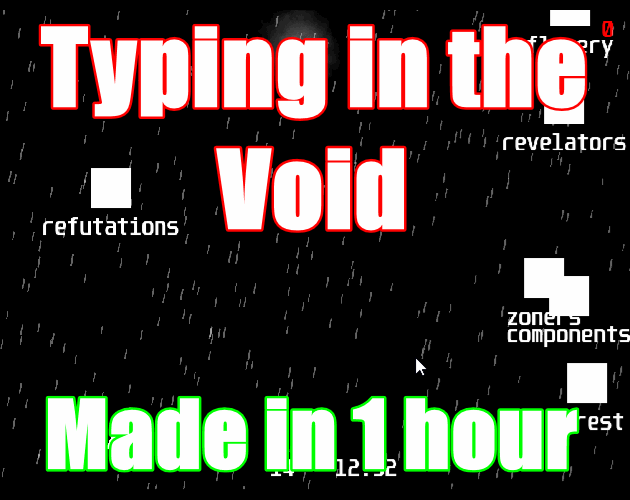 Games like Typing in the Void