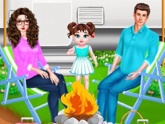 Baby Taylor Family Camping Game Cover