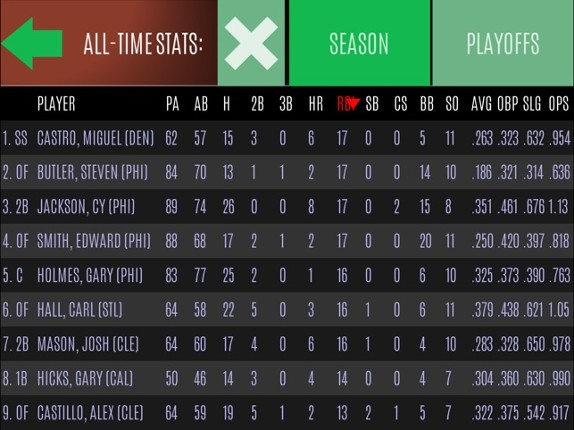 Baseball General Manager screenshot