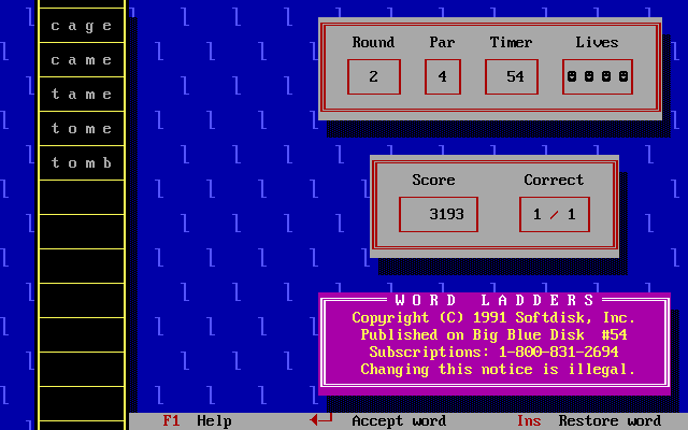 Big Blue Disk #54 Image