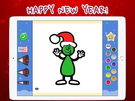 Coloring Your Santa screenshot