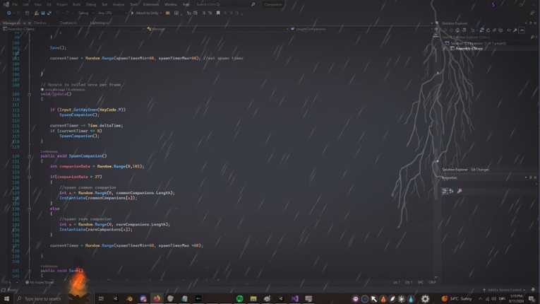 Cozy Desktop: Relaxing Weather and Atmosphere screenshot