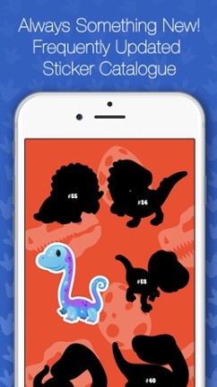 Dino Album Stickers Factory Game screenshot