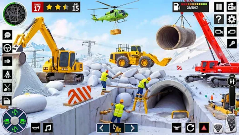 Grand Snow Excavator Sim 3D Image