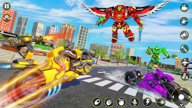 Robot Transform Robot Car Game Image