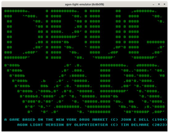 DRUG WARS for the Agon Light Image