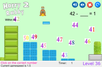 HarryRabby 2 Elementary Math - Missing Subtrahends Image