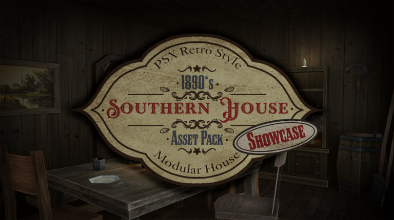 PSX Style - 1890s Southern House Pack - Showcase Image