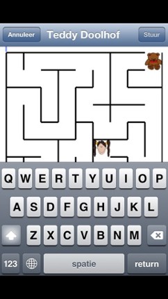 Teddy Bear Maze (sister vs brother) Image