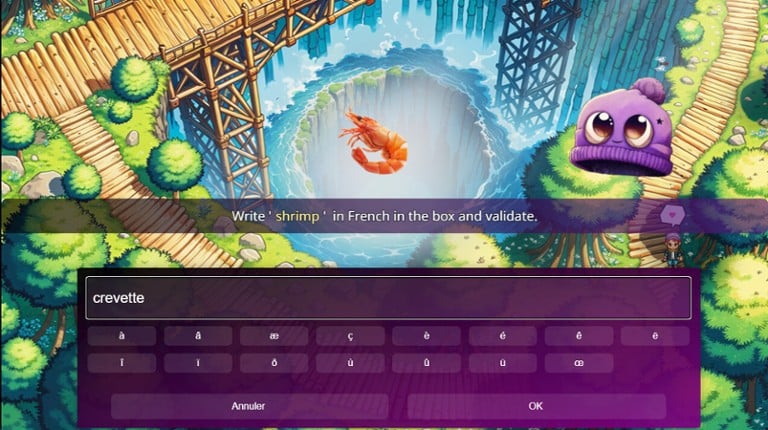 WonderLang French screenshot