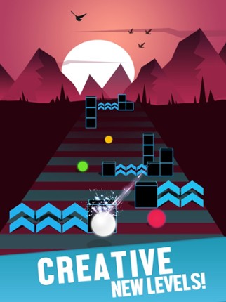 Ball Race on Color Road screenshot