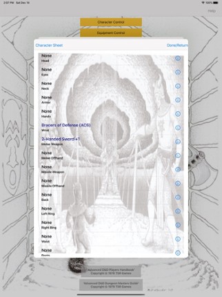 Character Gen for 1st Ed DnD screenshot