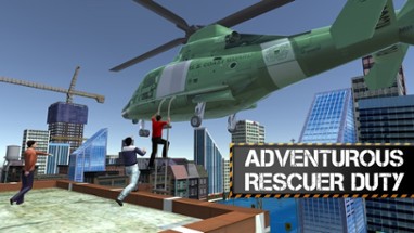 City Helicopter Rescue Simulator &amp; Flight Sim Game Image