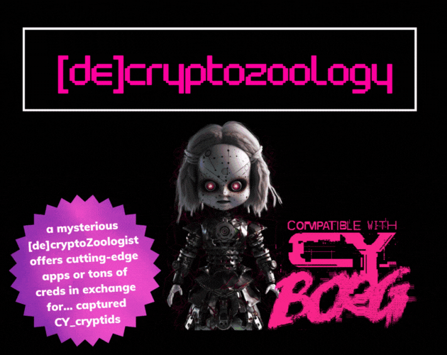 Games like [DE]CRYPTOZOOLOGY, a CY_BORG mystery pamphlet