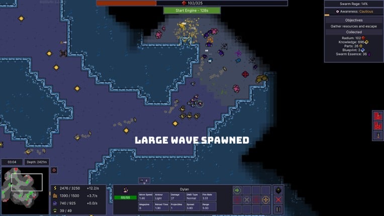 Deep Among the Swarm screenshot