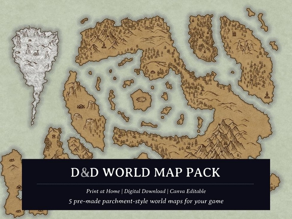Games like DnD World Map Pack | 5 World Maps