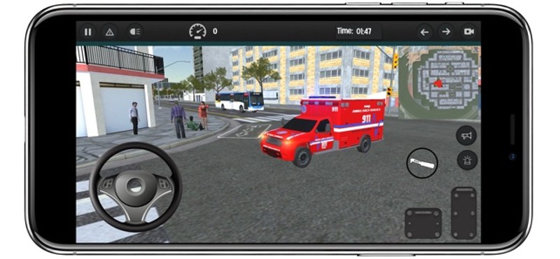 Emergency Ambulance Car Driver screenshot