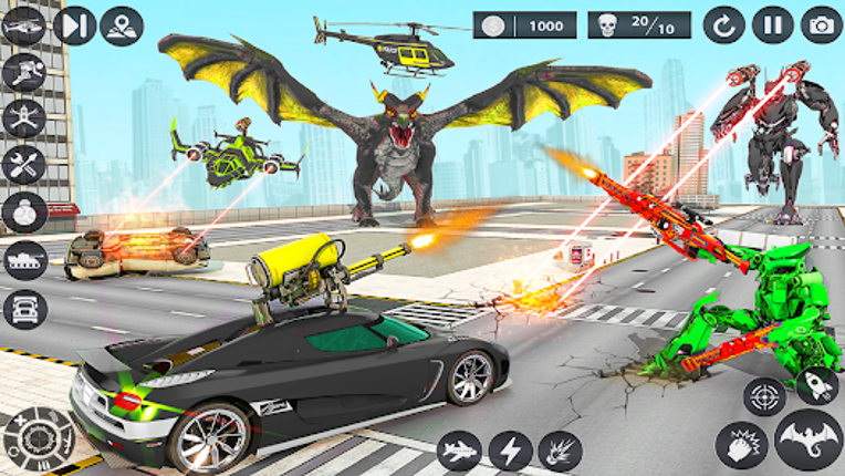 Dragon Robot Police Car Games screenshot