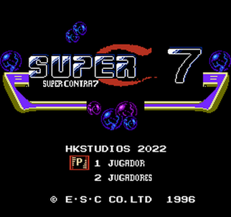 Super Contra 7 (超级战魂) (Unl) (ES) Spanish Translation Patch (FAMICOM) Image
