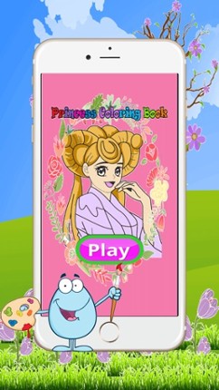 Games Princess Coloring Page : Painting For Kids Free screenshot