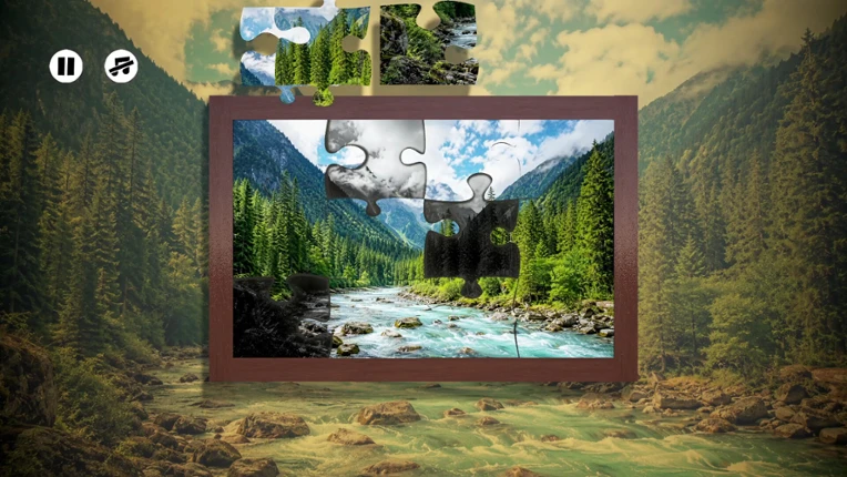 Puzzles Mountain Image