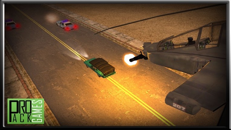 Reckless Enemy Helicopter Getaway - Dodge Apache attack in highway traffic Image
