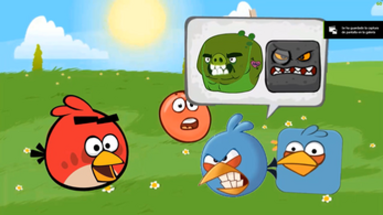 Red Ball Heros vs Bad piggies cubes screenshot