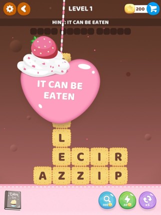 Stack Cookies Word Puzzle Game screenshot