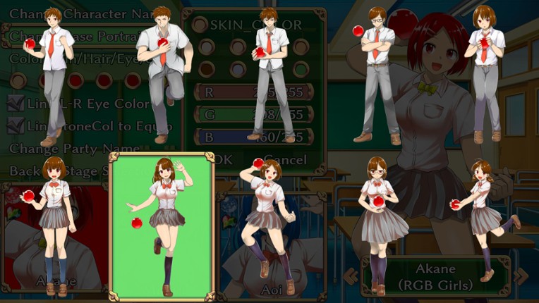 Students of Light Bonds: Typing RPG with Character Creation screenshot