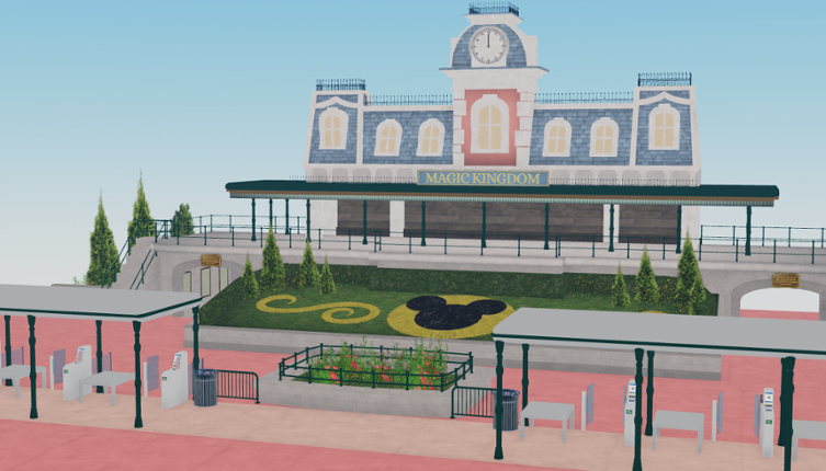 Walt Disney World Railroad Station Image