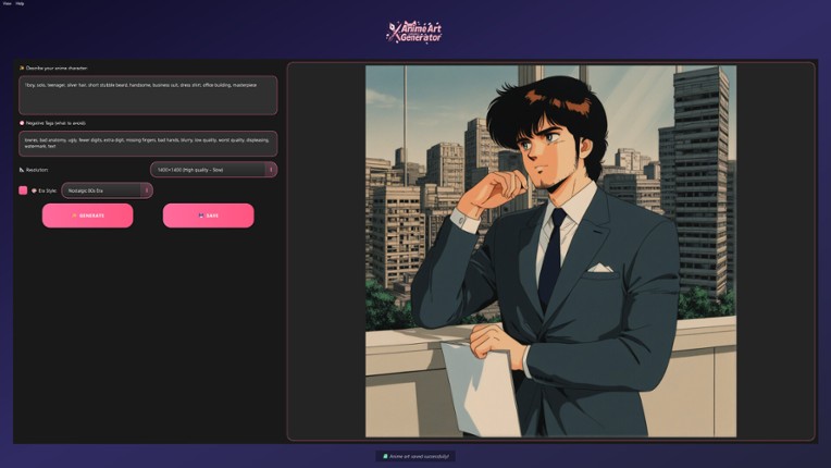 Anime Art Generator - Unlimited AI screenshot