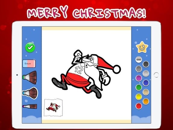 Coloring Your Santa screenshot