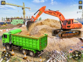 Construction Excavator Game 3d Image