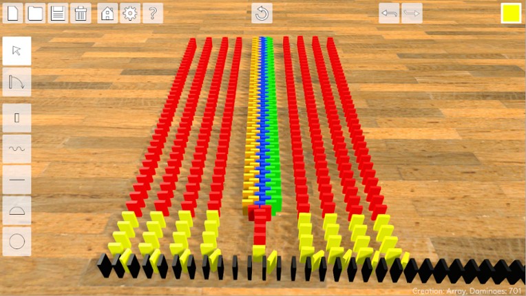 Domino Effect: Build and Topple screenshot