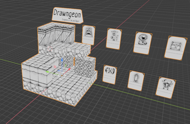 Drawngeon Paper Diorama Image