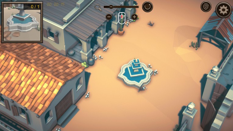 Hidden Western Frontier Top-Down 3D screenshot