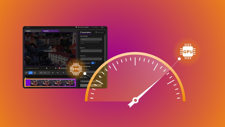Nero AI Video Upscaler screenshot