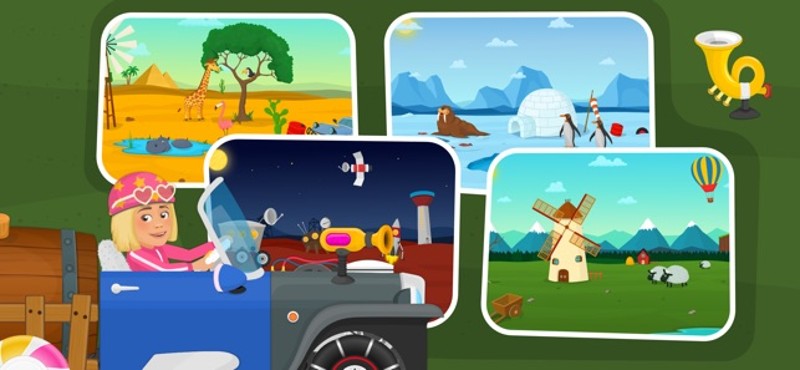 Racing cars game for kids 2-5 screenshot