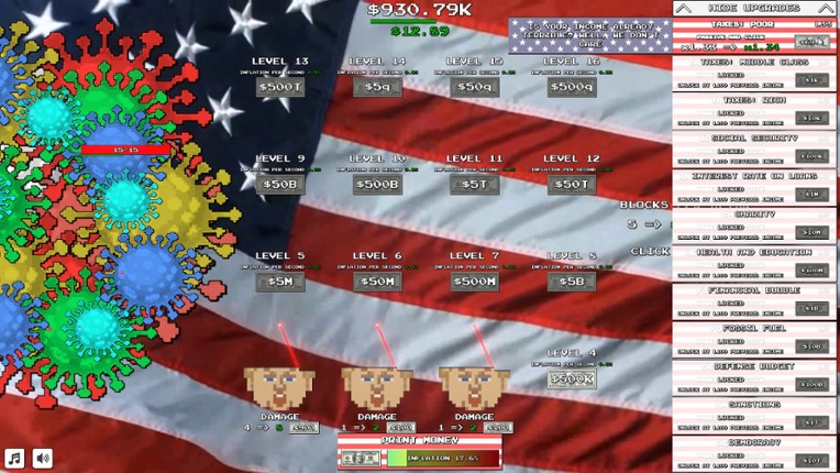 Trump VS Covid: Save The World Clicker screenshot