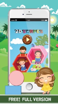 2D Shapes Flashcards: English Vocabulary Learning Free For Toddlers &amp; Kids! Image