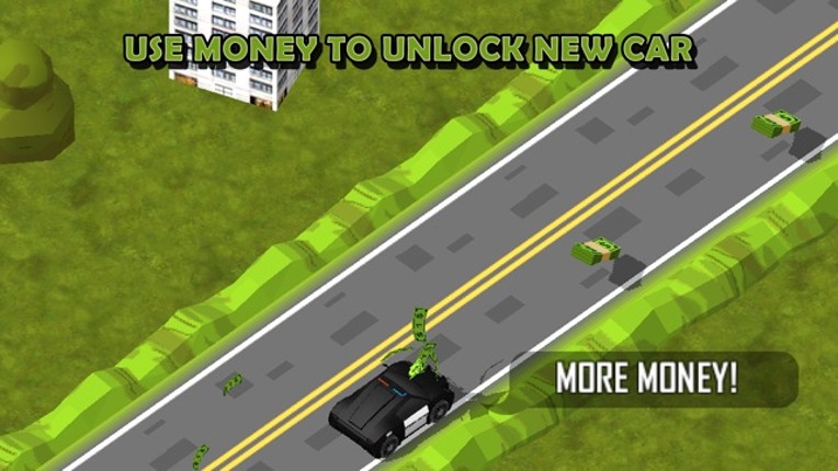 3D Zig-Zag Police Car - Fast Hunting Mosted Super Wanted Racer Game screenshot