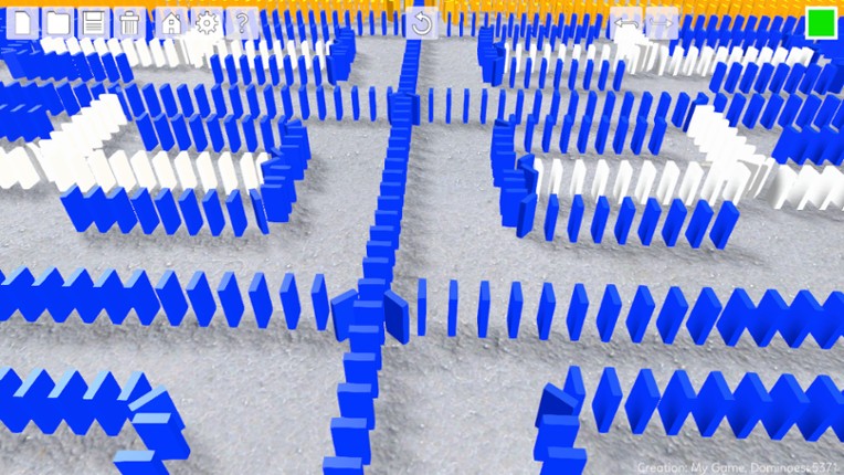 Domino Effect: Build and Topple screenshot